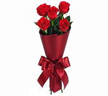 Букет 5 Красных роз Эдлесс Лав #REPLACE_PRED# Зубовой Поляне