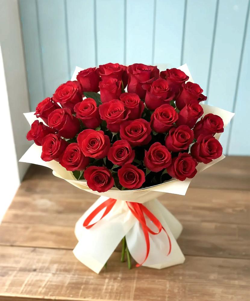 Букет 29 Красных роз в Зубовой Поляне
