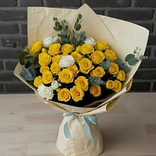 Букет цветов из:  Розы в Зубовой Поляне