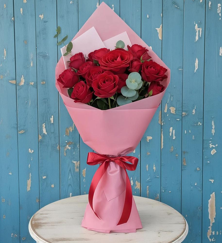 Букет цветов из: Розы в Зубовой Поляне