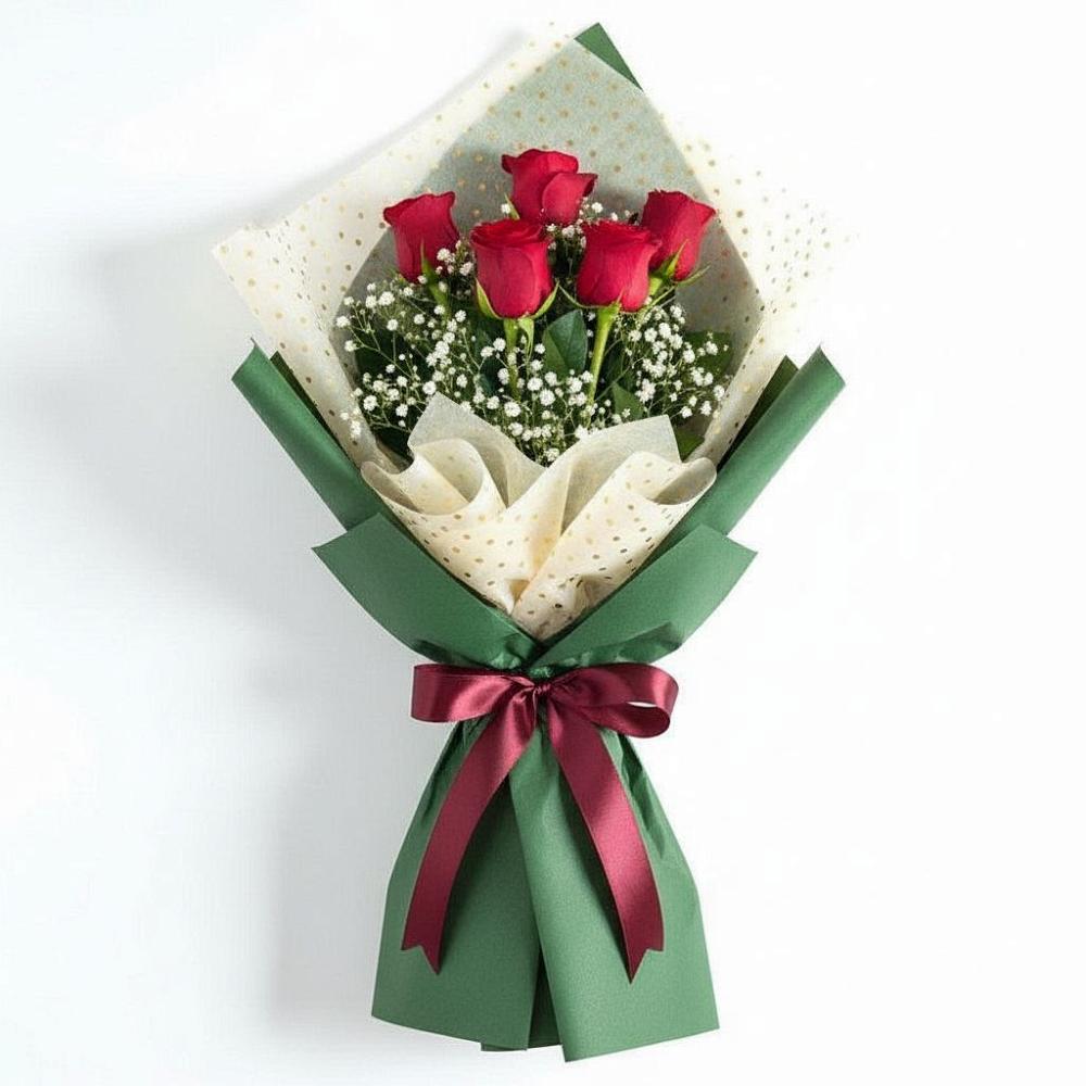 Букет цветов из: Розы в Зубовой Поляне