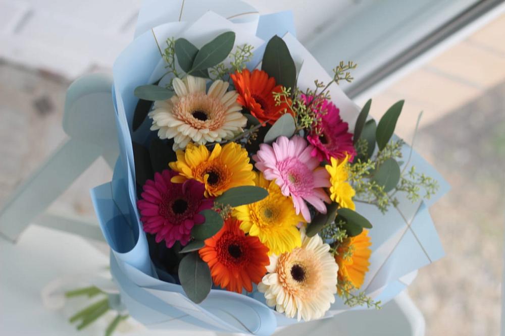 Букет цветов из: Герберы в Зубовой Поляне