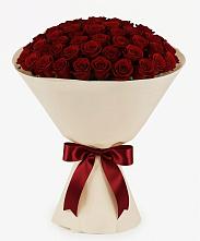 Букет 101 Бордовая роза Блэк Бакарра в Зубовой Поляне