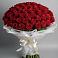 Букет 101 Красная роза Блэк Мэджик в Зубовой Поляне