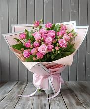 Букет Розовый кустик в Зубовой Поляне