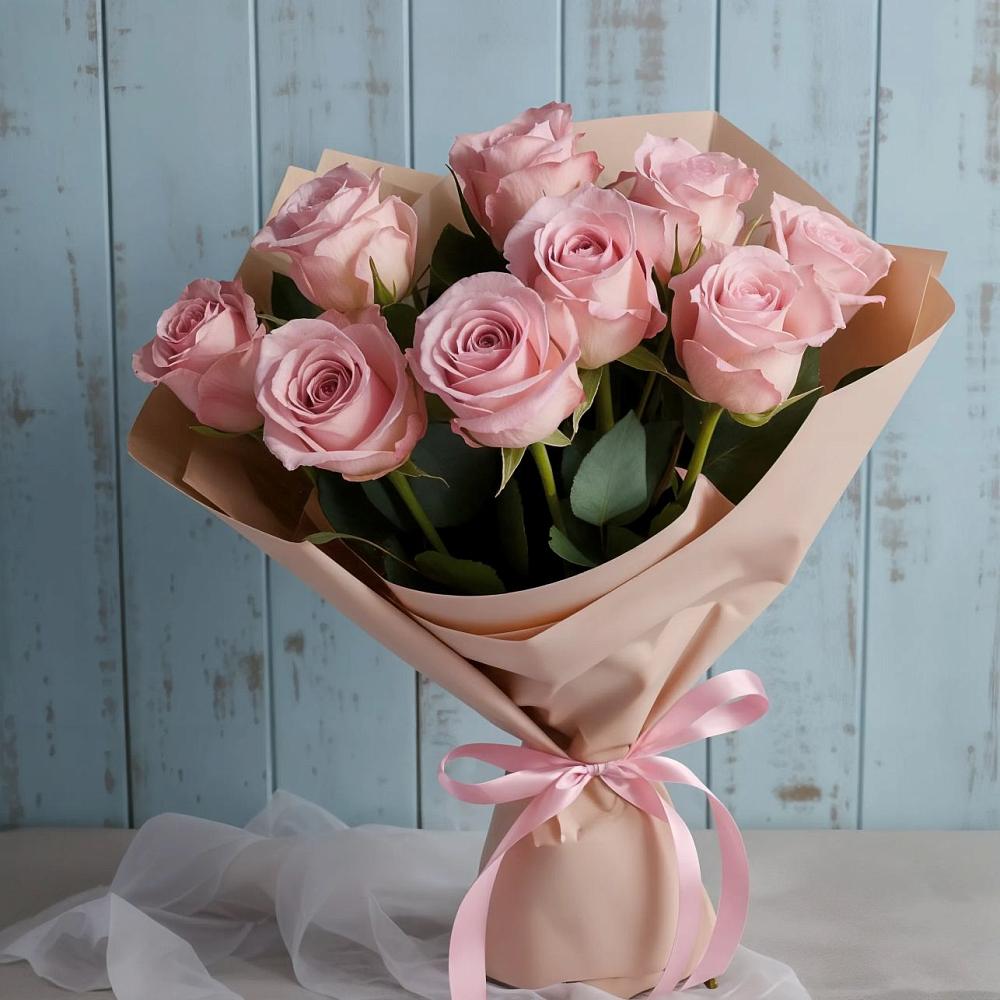 Букет цветов из: Розы в Зубовой Поляне