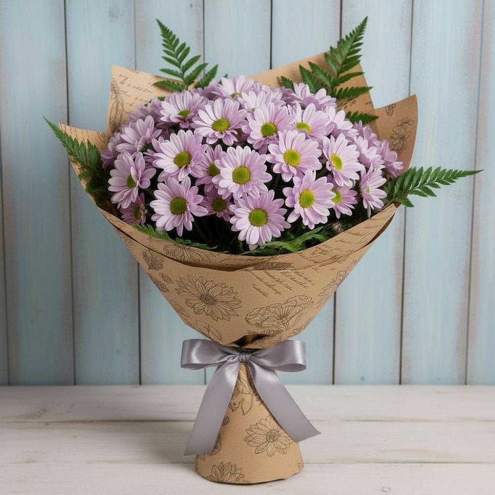 Букет цветов из: Хризантемы в Зубовой Поляне