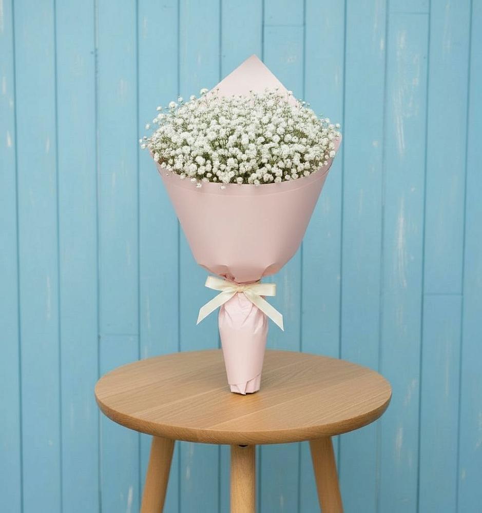 Букет цветов из: Гипсофила в Зубовой Поляне