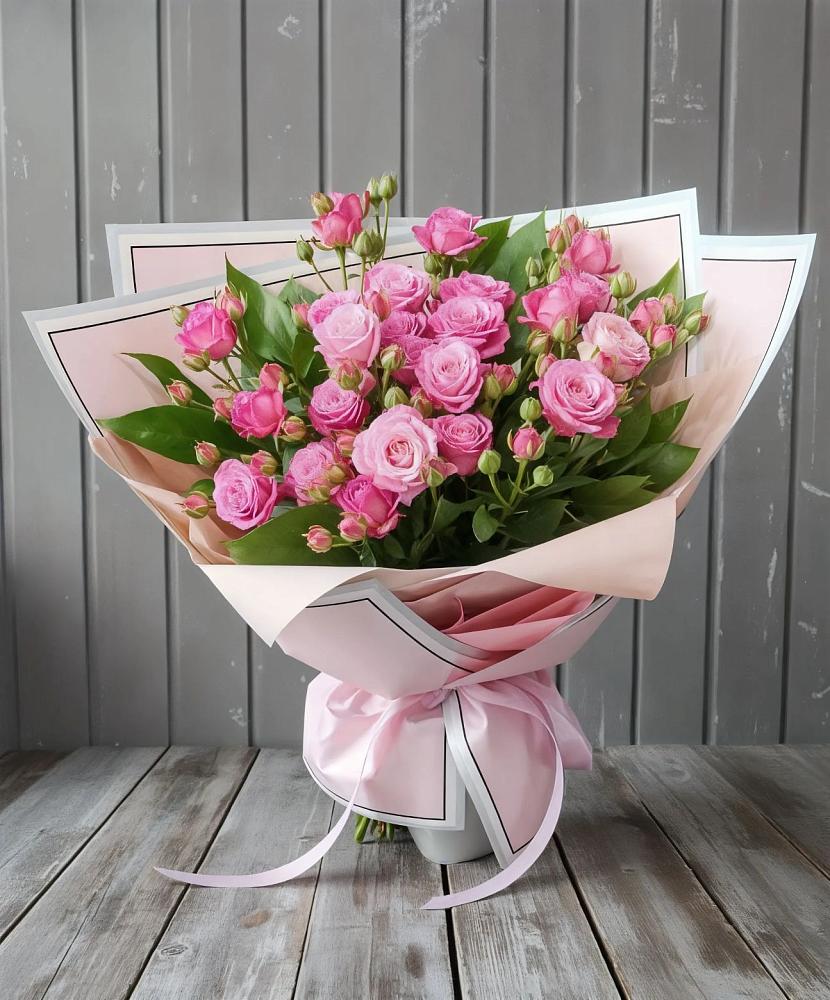 Букет Розовый кустик в Зубовой Поляне