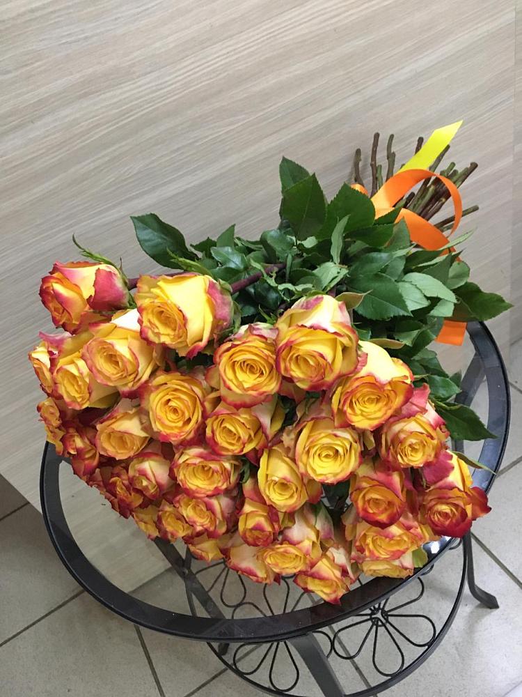 Букет Желтые розы в Зубовой Поляне