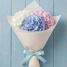 Букет цветов из:  Гортензия в Зубовой Поляне