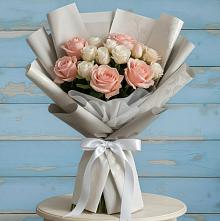 Букет цветов из:  Розы #REPLACE_PRED# Зубовой Поляне