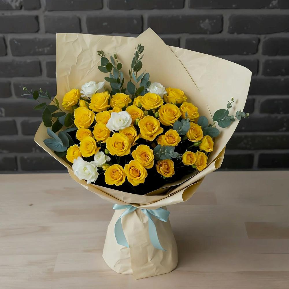 Букет цветов из: Розы в Зубовой Поляне