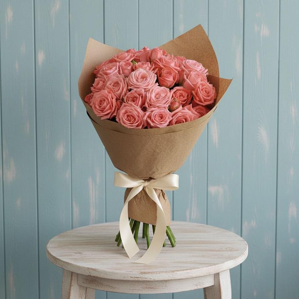 Букет цветов из: Розы в Зубовой Поляне