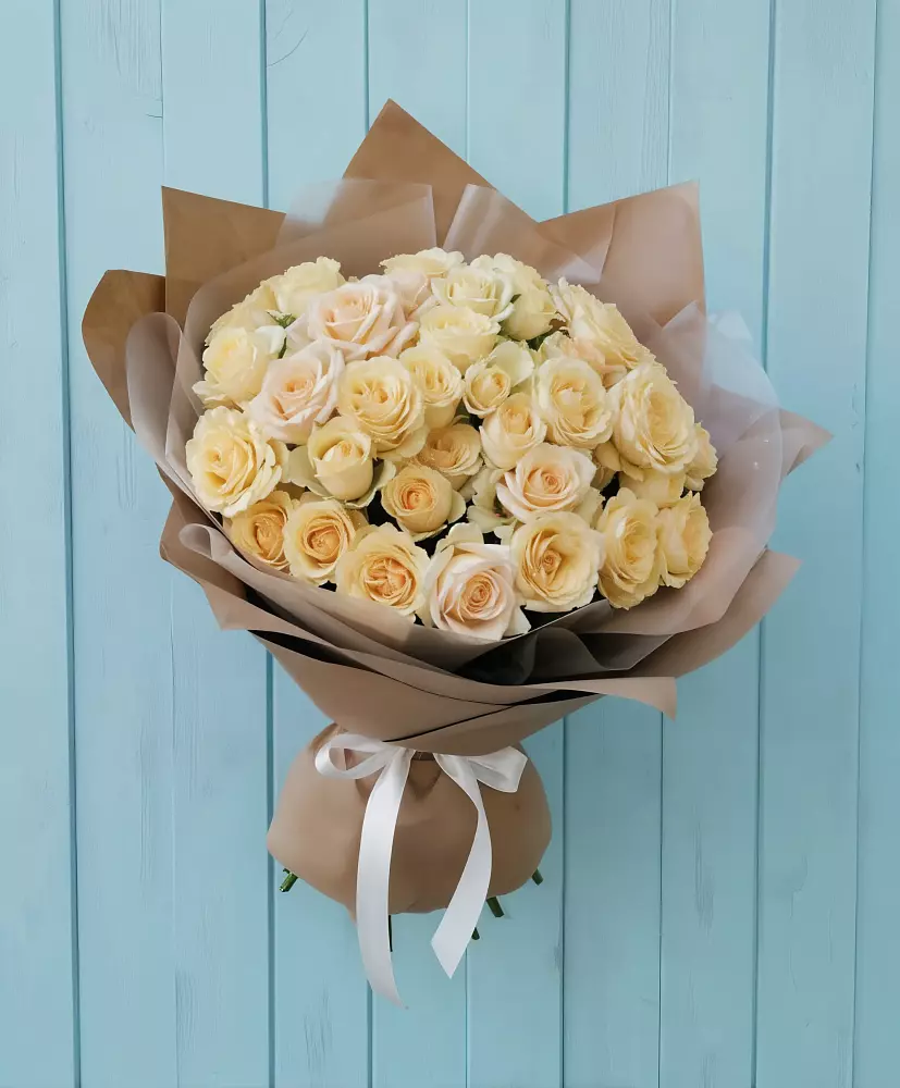 Букет Кремовое облако в Зубовой Поляне