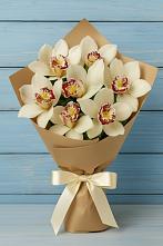 Букет цветов из:  Орхидеи и Розы #REPLACE_PRED# Зубовой Поляне